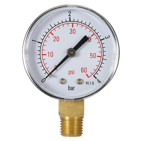 Shockproof Hydraulic Pressure Gauge For Stainless Steel Pool Filters