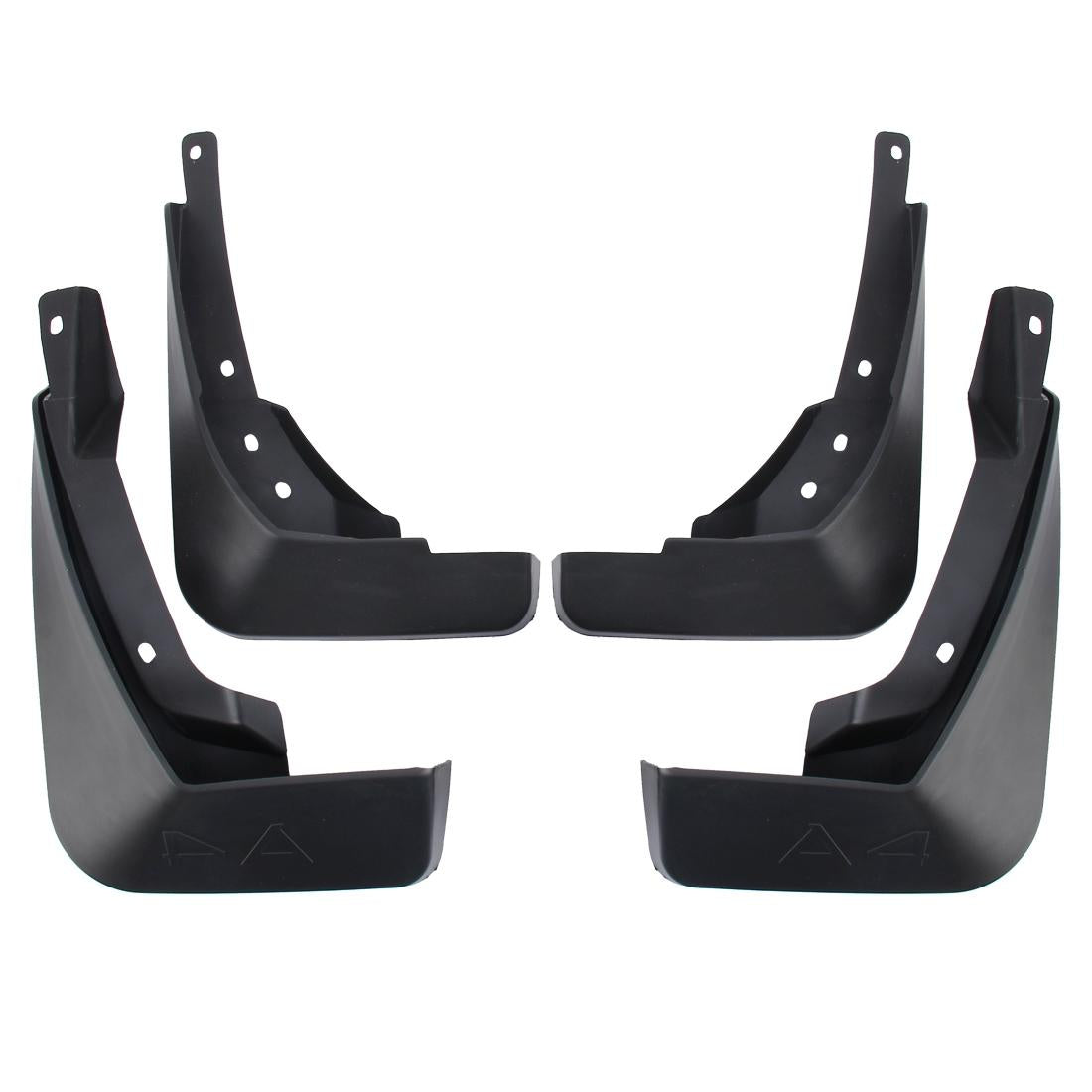 4 Pcs Car Auto Semi Rigid Pvc Splash Flaps Fender Guard For Audi A4l 2016 Version Fenders & Mud Guards
