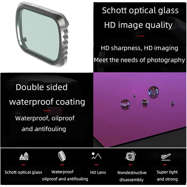 Aluminum Frame Ks Effect Lens Filter For Dji Air 2S Camera Drone Accessories