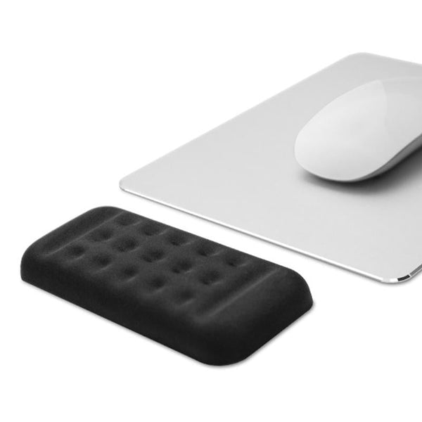 Memory Foam Wrist Rest & Mouse Pad Single Hand Black Mouse Pads & Wrist Rests