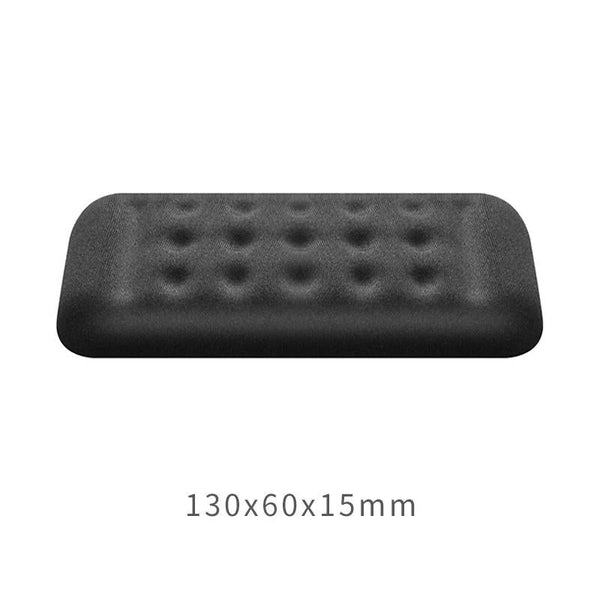 Memory Foam Wrist Rest & Mouse Pad Single Hand Black Mouse Pads & Wrist Rests
