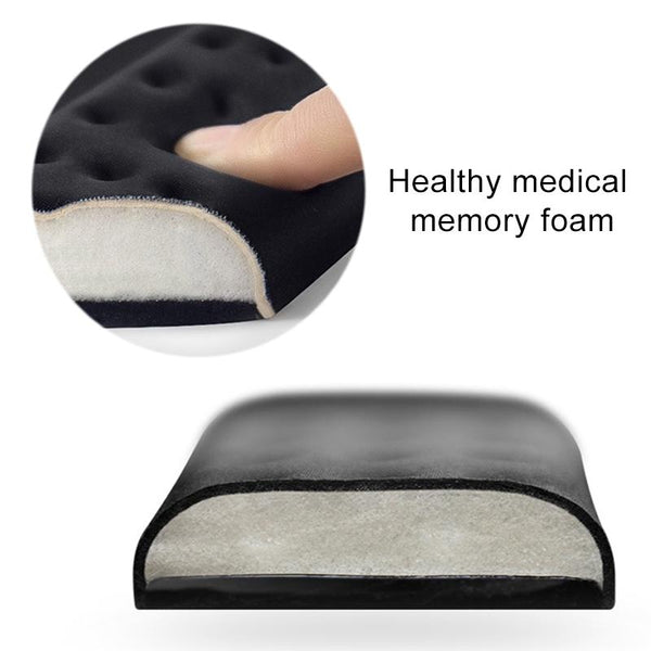 Memory Foam Wrist Rest & Mouse Pad Single Hand Black Mouse Pads & Wrist Rests