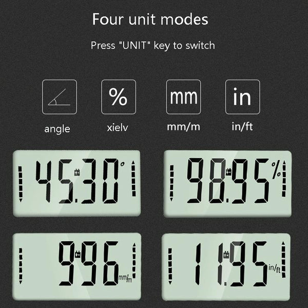 Digital Inclinometer Protractor With Mag Netic Angle Ruler Protractors