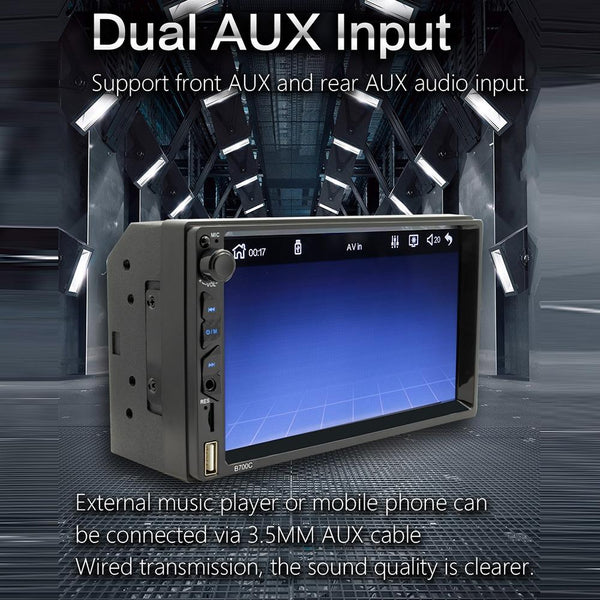 7 Inch Hd Car Mp5 Player With Wired Carplay Fm Bluetooth & Tf Card Other Car Audio