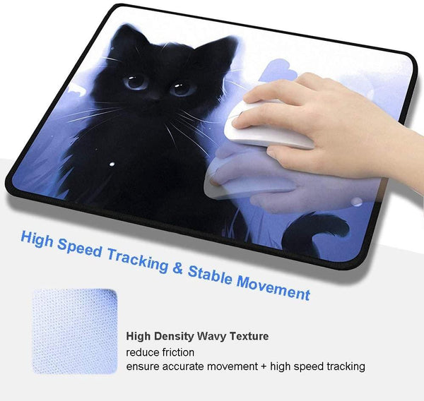 Anti Skid Cat Cartoon Mouse Pad For E Sports Mouse Pads & Wrist Rests