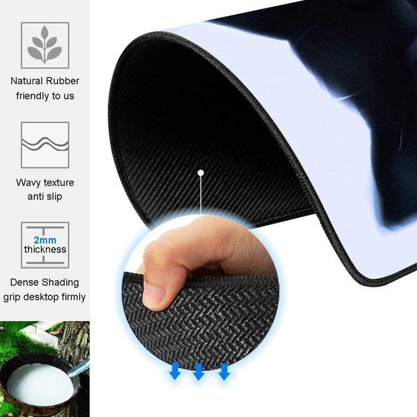 Anti Skid Cat Cartoon Mouse Pad For E Sports Mouse Pads & Wrist Rests