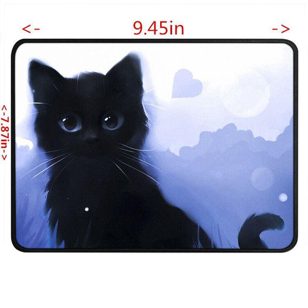 Anti Skid Cat Cartoon Mouse Pad For E Sports Mouse Pads & Wrist Rests