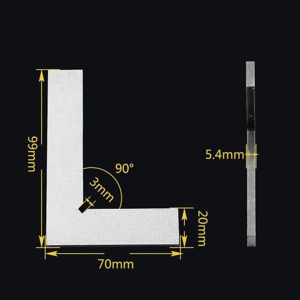 90 Degree Carbon Steel Right Angle Ruler 100X70cm Other Measuring & Layout Tools