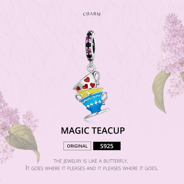 925 Sterling Silver Magic Cup Pendant For Diy Bracelets & Necklaces Charms & Pendants