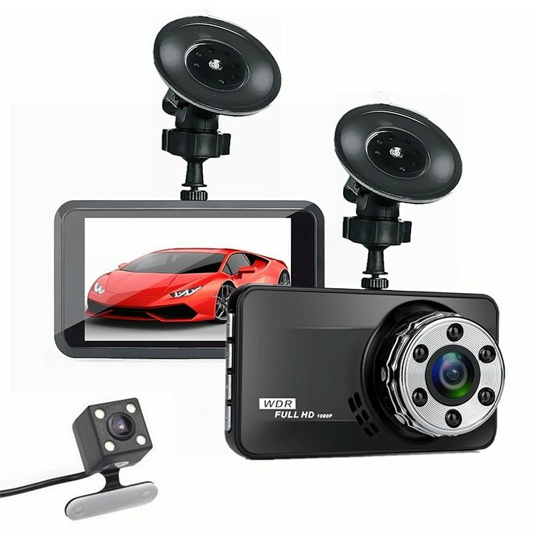 Hidden Dual Lens Car Dvr With Reversing Video Monitor Rear View Monitors/Cams & Kits