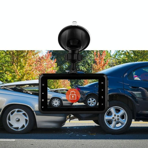 Hidden Dual Lens Car Dvr With Reversing Video Monitor Rear View Monitors/Cams & Kits