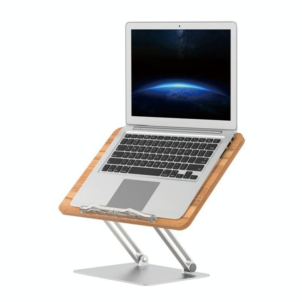 Aluminum Desktop Book Stand With Wood Board Stands Holders & Car Mounts