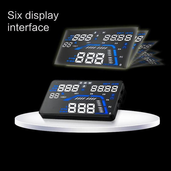 5.5 Inch Car Locator Technology Hud Display Speed Altitude Alarm Other Instruments & Gauges