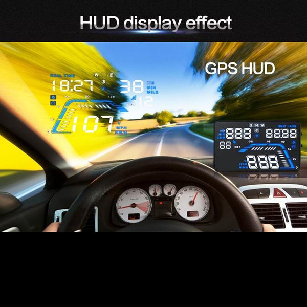 5.5 Inch Car Locator Technology Hud Display Speed Altitude Alarm Other Instruments & Gauges