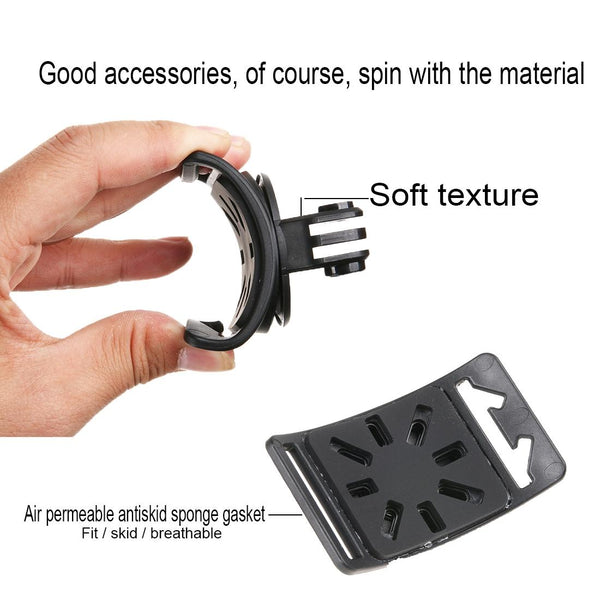 360 Degree Rotation Mount For Gopro Insta360 Dji Action Cameras 1 Straps Hand Wrist Arm Leg Camera Drone Accessories