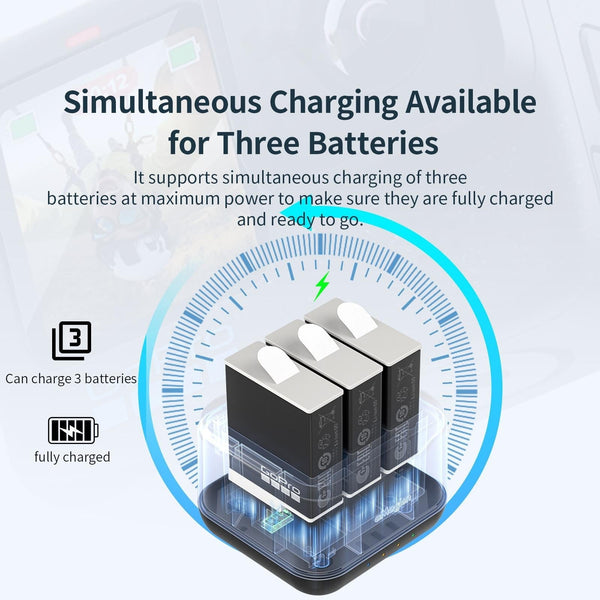 Gopro Hero Battery Charger Seat Amagisn Chargers & Cradles