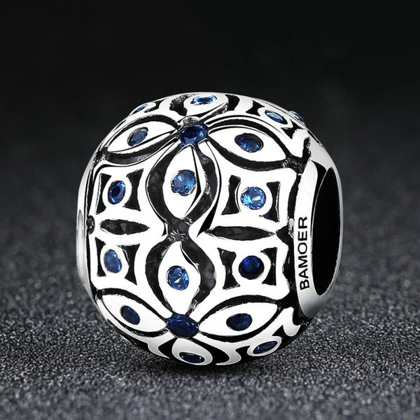 925 Sterling Silver Summer Flower Beaded Bracelet Accessory Charms & Pendants