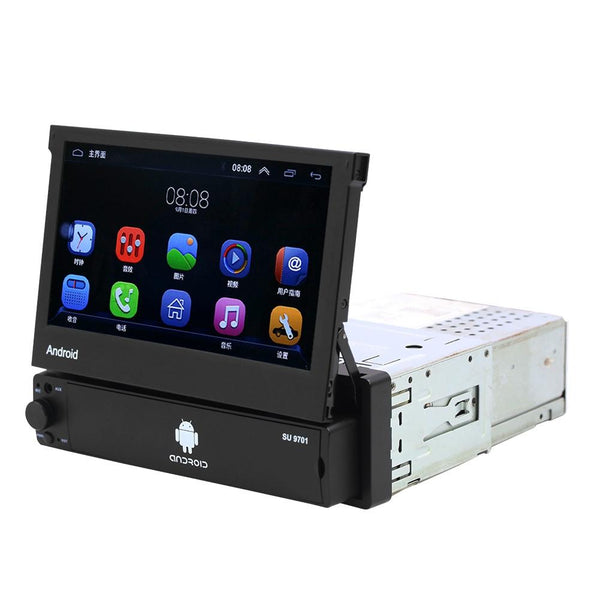 7 Inch Hd Foldable Car Android Radio Receiver Fm / Bluetooth Tf Locator Technology Phone Link Wifi 1Gb + 32Gb Other Car Audio