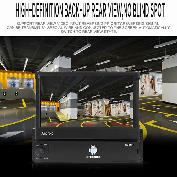 7 Inch Hd Foldable Car Android Radio Receiver Fm / Bluetooth Tf Locator Technology Phone Link Wifi 1Gb + 32Gb Other Car Audio