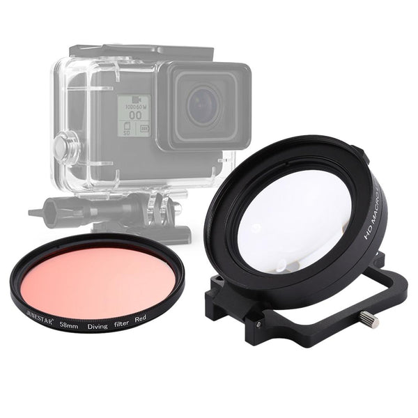 16X Macro Lens Filter For Gopro Dive Housing 58Mm Camera Drone Accessories