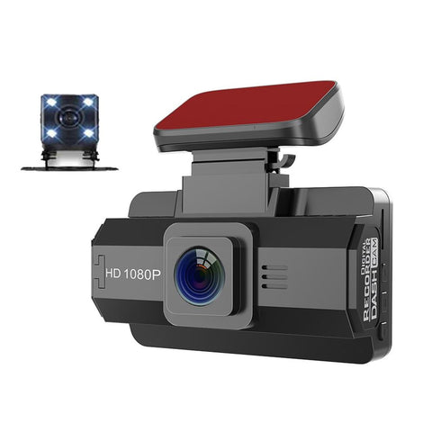 Hd Dual Camera Car Recorder With Infrared Night Vision F9 Security Cameras