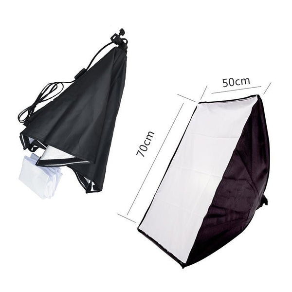 Single Light Softbox Set With Tripod And Arm Jib For Studio Flash Softboxes & Diffusers