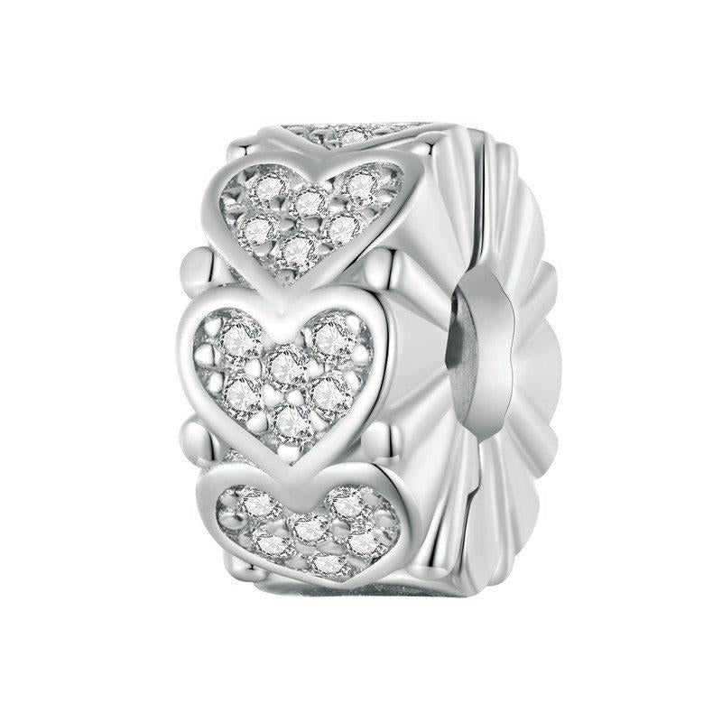 Heart Silicone Snap On Accessory Charms & Pendants