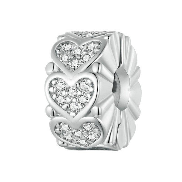 Heart Silicone Snap On Accessory Charms & Pendants