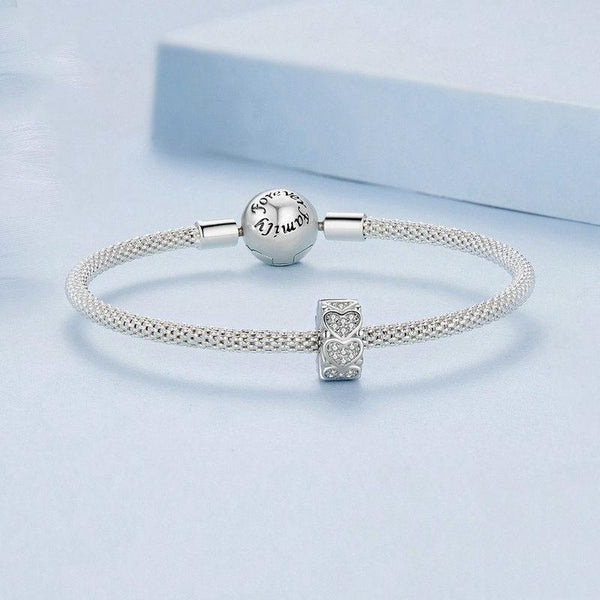 Heart Silicone Snap On Accessory Charms & Pendants