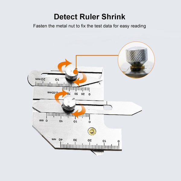 Stainless Steel Welding Inspection Ruler Hjc40 Other Welding Equipment