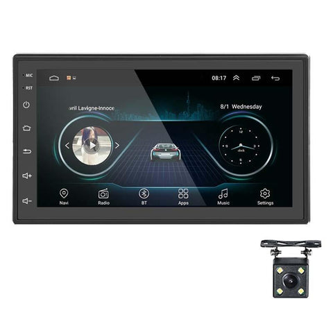 7 Inch Android Navigation Wifi Car Mp5 Player 1 + 32G Locator Technology Bluetooth 2.5D Screen 4Lights Camera Other Car Video