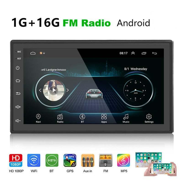 7 Inch Android Navigation Wifi Car Mp5 Player 1 + 32G Locator Technology Bluetooth 2.5D Screen 4Lights Camera Other Car Video