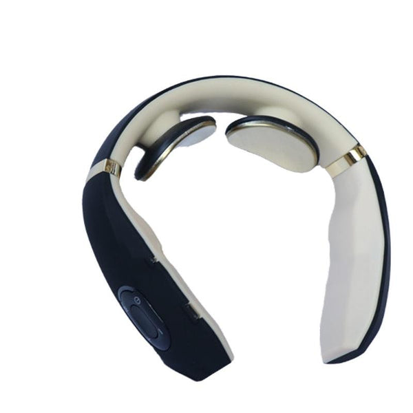 Intelligent Neck Massager Electromagnetic Vibration Black Massagers