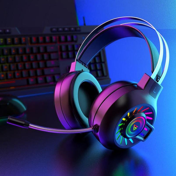 Rgb Wired Gaming Headset With Mic 7.1 Channel Black Headsets