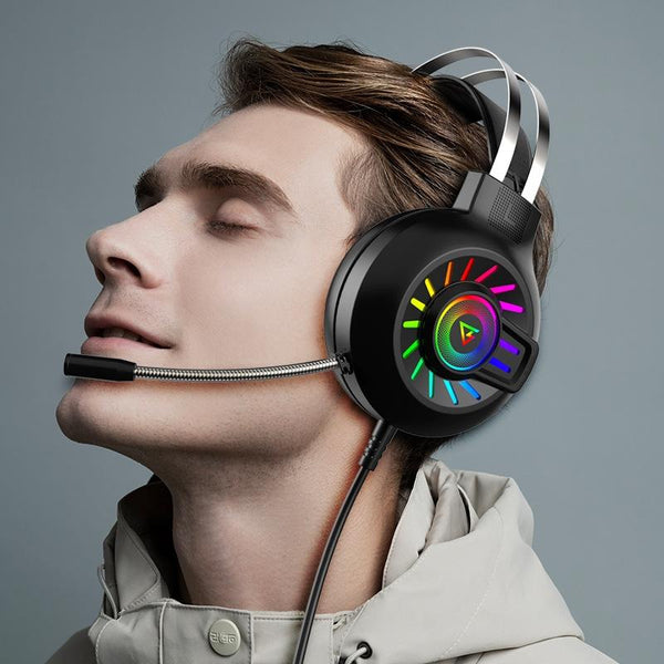 Rgb Wired Gaming Headset With Mic 7.1 Channel Black Headsets