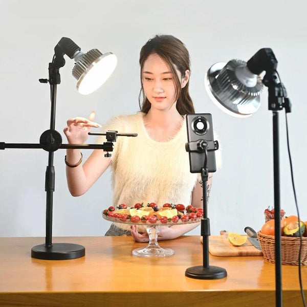 Desktop Photography Stand Kit With Mushroom Fill Light Other Lighting & Studio