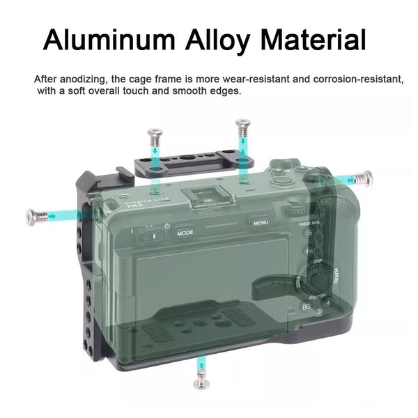 Sony Fx30 Camera Protection Cage Stabilizer Rig For Audio And Video Use Stabilizers