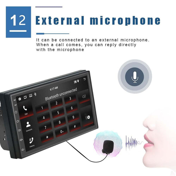 9 Inch Android Wifi Car Navigation Player 2 + 32G Universal Reversing Video 4Lights Camera Rear View Monitors/Cams & Kits