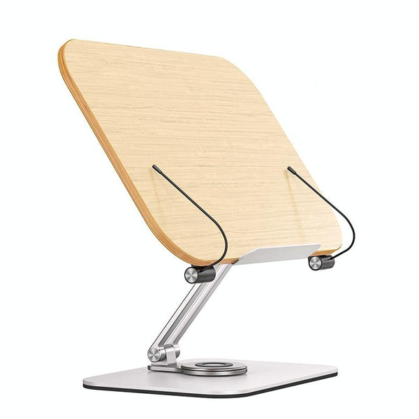 360 Degree Rotating Desktop Bookshelf With Tablet Stand Book Stands