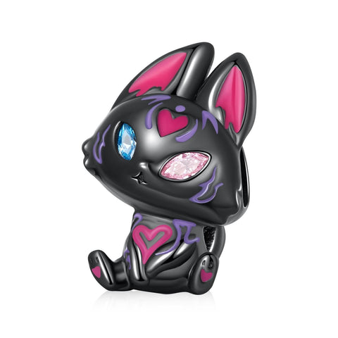 925 Sterling Silver Fox Elf Beads For Diy Bracelets & Necklaces Necklaces & Pendants