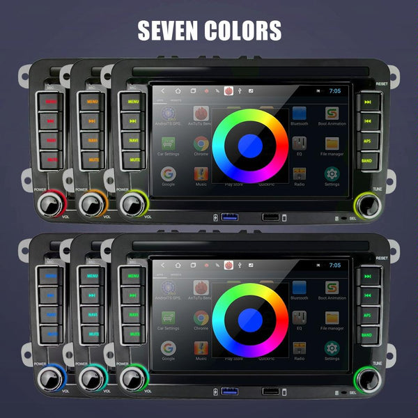 7 Inch Android 10.0 Car Multimedia Player Navigation Bluetooth Reversing Integrated 2 + 16G Other Car Video