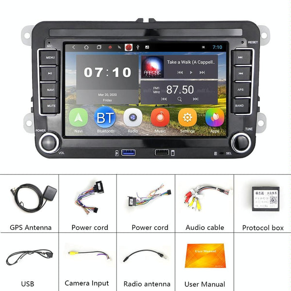 7 Inch Android 10.0 Car Multimedia Player Navigation Bluetooth Reversing Integrated 2 + 16G Other Car Video