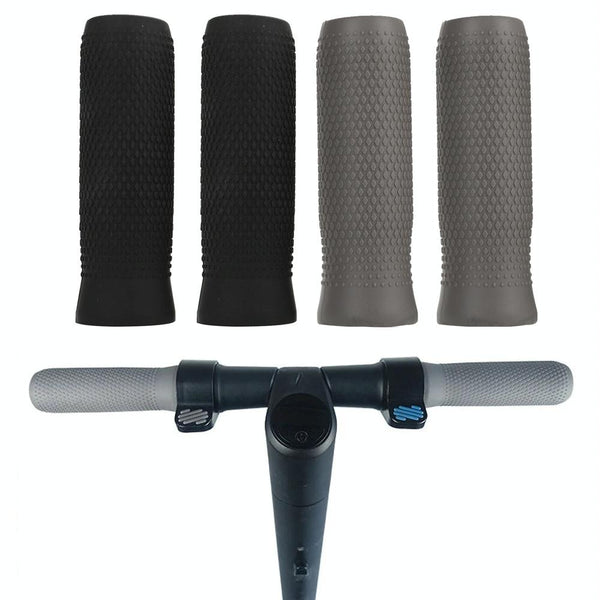 Silicone Handbar Cover For Ninebot Es Scooters Black Pair Accessories Parts