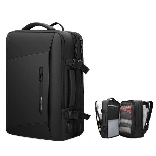 Large Capacity Oxford Cloth Backpack 17.3 Inch Expansion Style For Men Backpacks