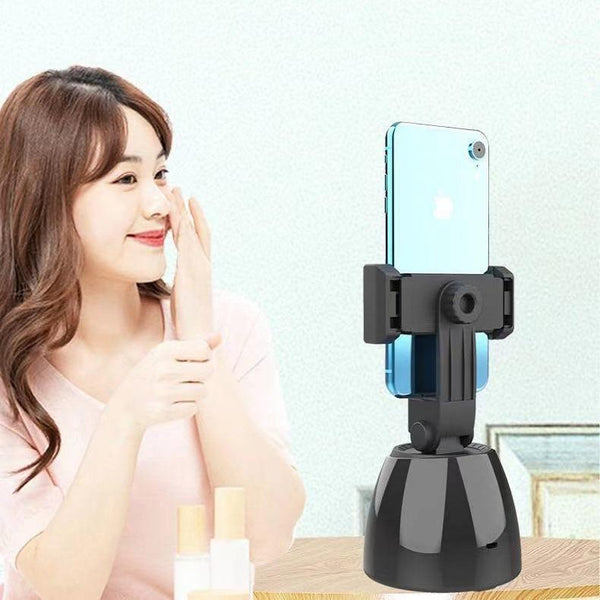 Smart 360 Degree Follow Up Tripod Head With Live Video Recording And Charging Tripod Heads