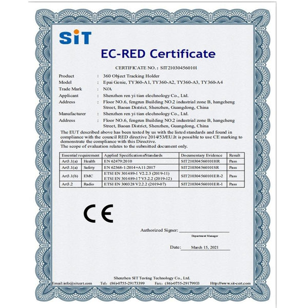 Smart 360 Degree Follow Up Tripod Head With Live Video Recording And Charging Tripod Heads