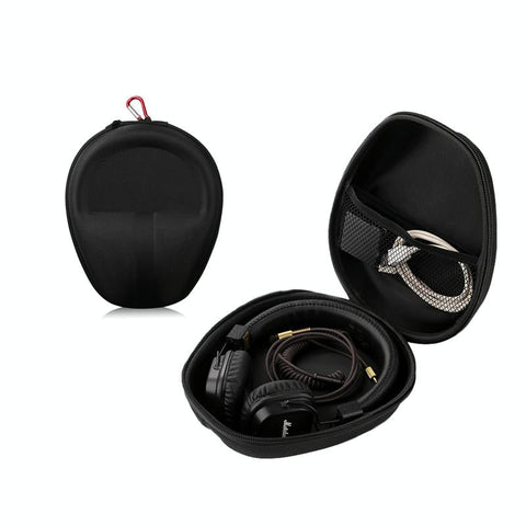 Compact Headphone Storage Bag Black Bags Skins & Travel Cases