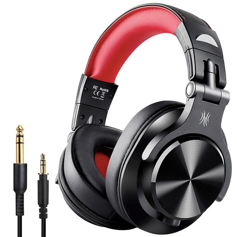 Wireless Bluetooth Headset Black / Red Headsets