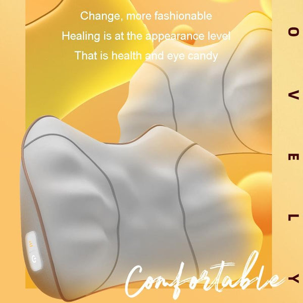 Lumbar And Neck Massager For Car Gray Charging Model Massagers