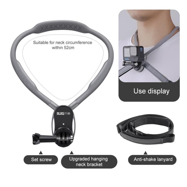 Flexible Neck Mount For Pov Viewing With Strap Other Camera & Photo Accs